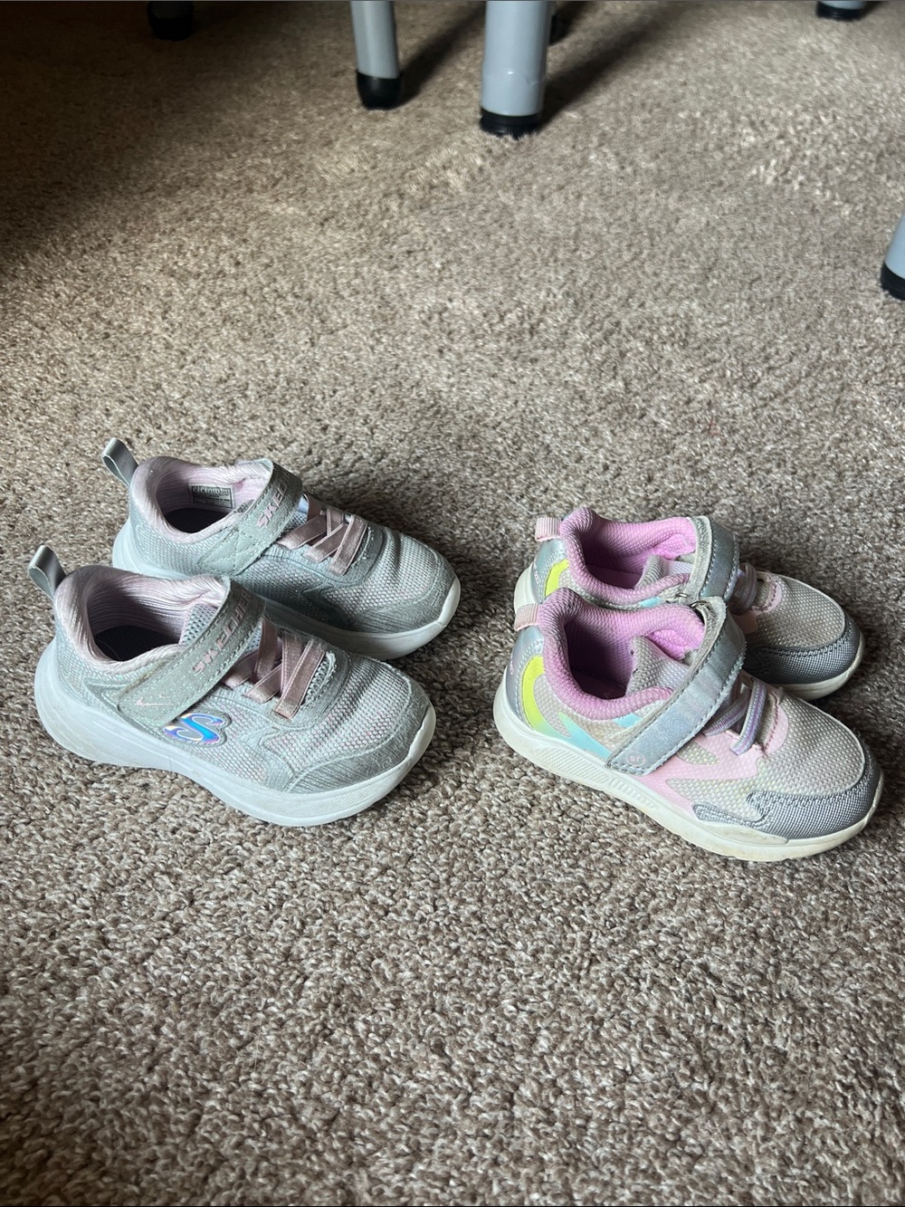 Toddler Size 7 Shoe Bundle Skechers and Stride Rite Sneakers